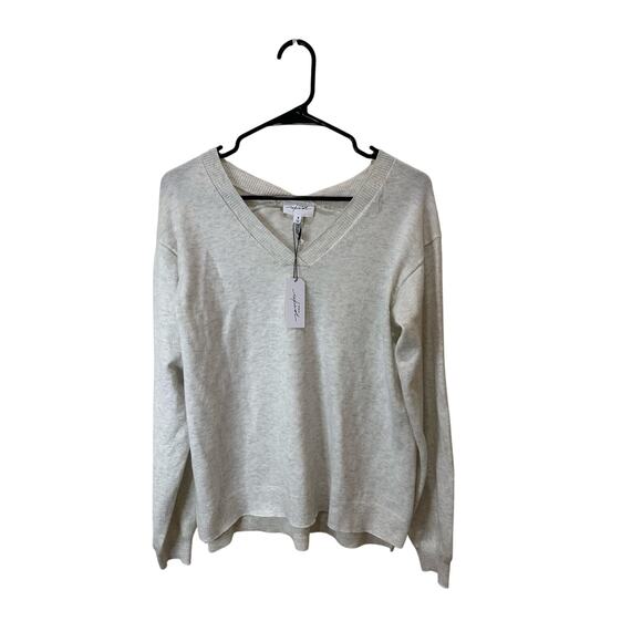 Soma WKND NWT Sz S Eco Yarn Collection V-Neck Top Longsleeve Pullover - Picture 1 of 7